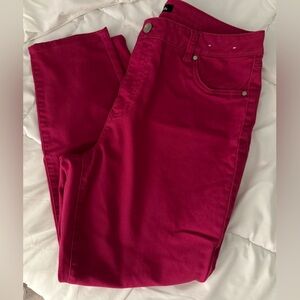 d. jeans Barely Worn Fuchsia Cotton Blend pants, Sz 16